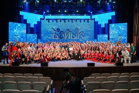 фото - Народный ансамбль «Ете ырыу» с блеском выступил  на конкурсе «Байыҡ»!