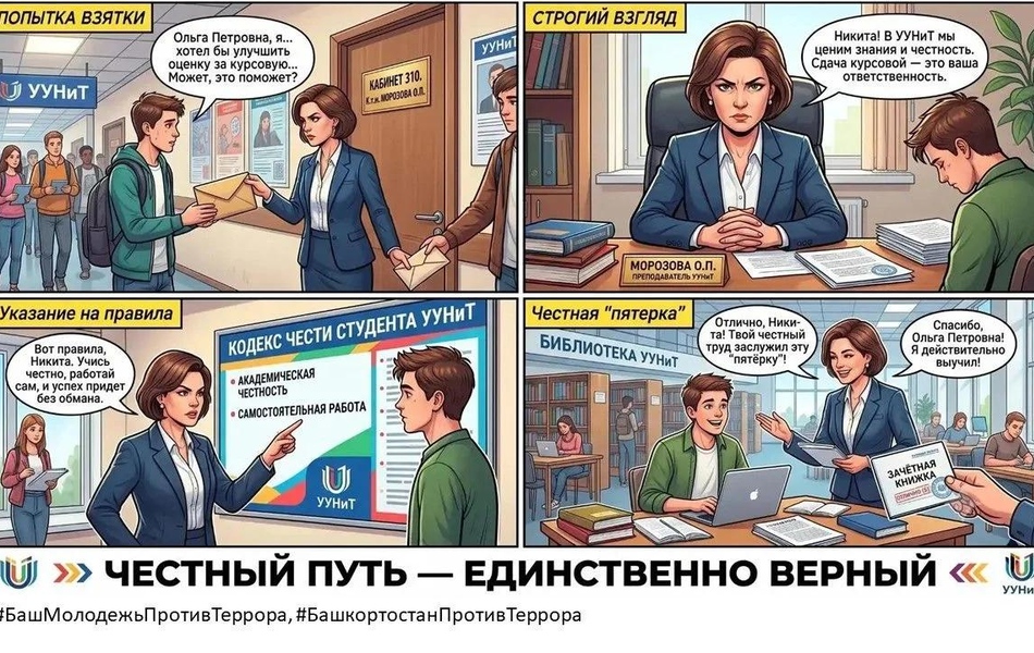 Молодежь Сибайского института против террора!