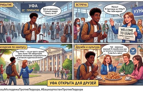 фото - Молодежь Сибайского института против террора!