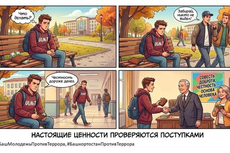 фото - Молодежь Сибайского института против террора!