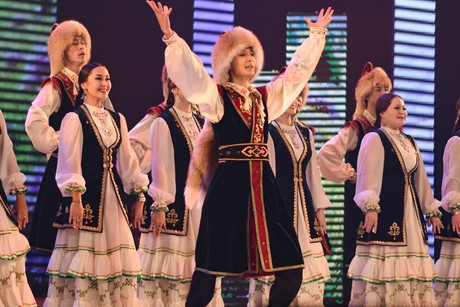 фото - Народный ансамбль «Ете ырыу» с блеском выступил  на конкурсе «Байыҡ»!