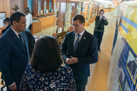 фото - Депутат Госдумы Зариф Байгускаров посетил Сибайский институт: диалог о будущем образования и патриотическом воспитании!